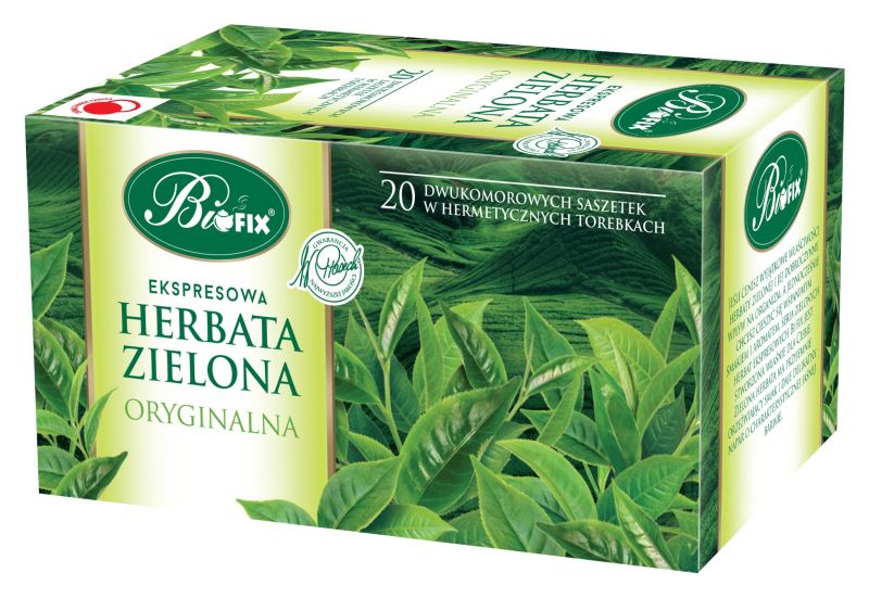 Zdjęcie towaru: Bi fix Premium Zielona oryginalna Herbata ekspresowa