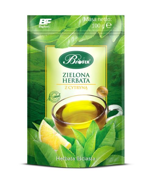 Zdjęcie towaru: Bi fix Zielona z cytryną Herbata liściasta