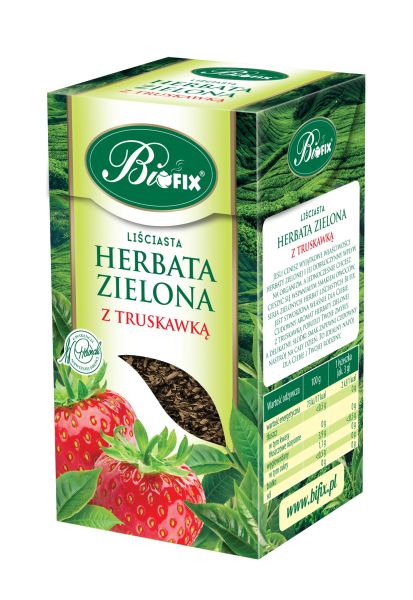 Zdjęcie towaru: Bi fix Zielona z truskawką Herbata liściasta