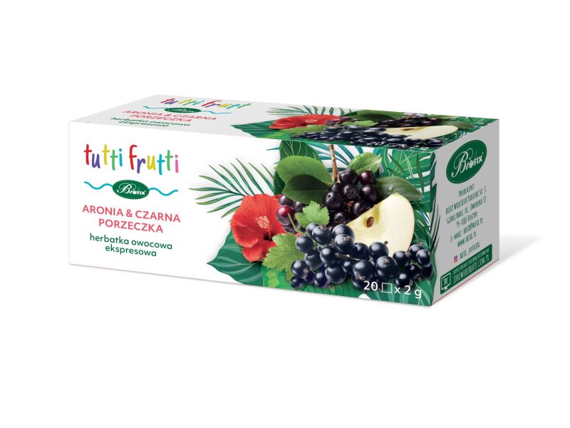 Zdjęcie towaru: Bi fix Tutti Frutti Aronia & czarna porzeczka Herbatka owocowa ekspresowa