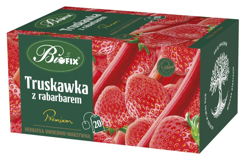 Zdjęcie towaru: Bi fix Truskawka z rabarbarem Herbatka owocowo - warzywna ekspresowa