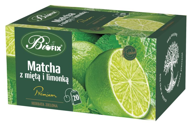 Zdjęcie towaru: Bi fix Matcha z miętą i limonką Herbata zielona ekspresowa